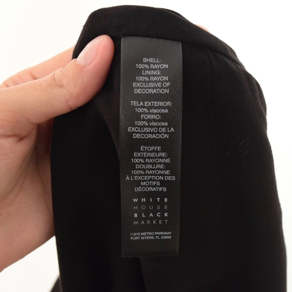 White House Black Market Embroidered Mini Dress - Picture 6 of 6